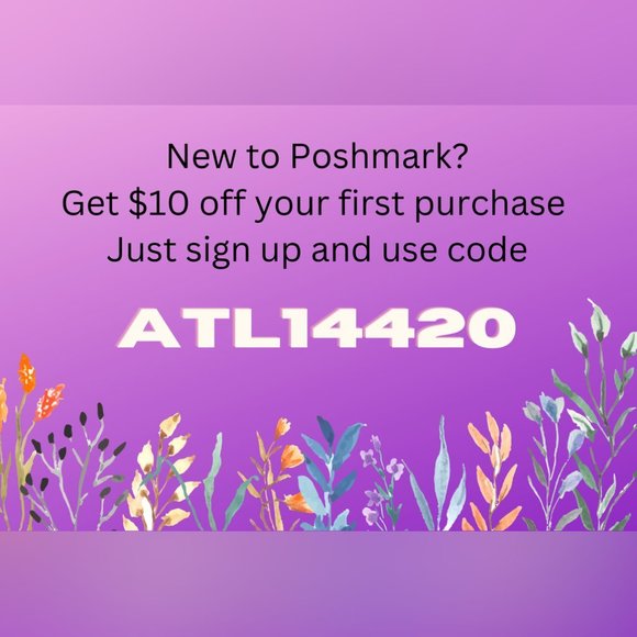 GET $10 OFF YOUR FIRST PURCHASE ON POSHMARK - Picture 2 of 3